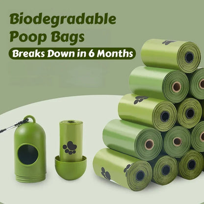 30-1200PCS Rolls Biodegradable Poop Dog Bags - Thickened Dog Waste Bags for On-The-Go Outdoor Cleanup & Environmentally Friendly