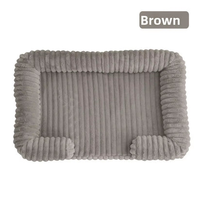 S M L XL XXL Calming Dog Bed Orthopedic Memory Foam Sofa Couch Waterproof Removable Cover Plush Mat for Small Medium Large Dogs