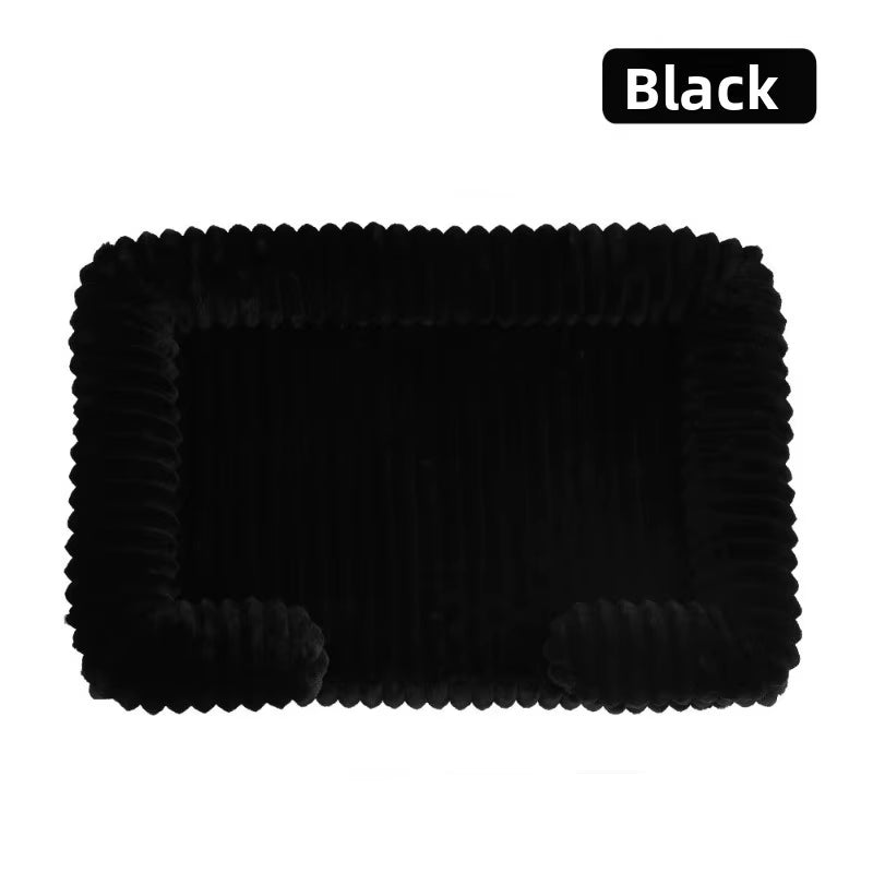 S M L XL XXL Calming Dog Bed Orthopedic Memory Foam Sofa Couch Waterproof Removable Cover Plush Mat for Small Medium Large Dogs