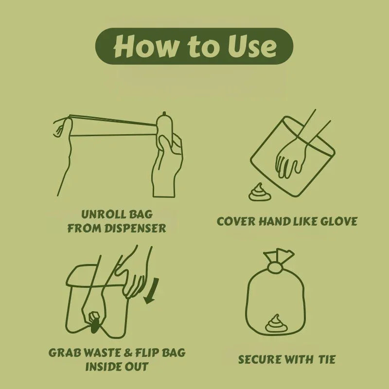 30-1200PCS Rolls Biodegradable Poop Dog Bags - Thickened Dog Waste Bags for On-The-Go Outdoor Cleanup & Environmentally Friendly