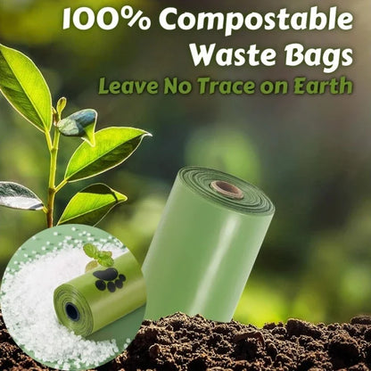 30-1200PCS Rolls Biodegradable Poop Dog Bags - Thickened Dog Waste Bags for On-The-Go Outdoor Cleanup & Environmentally Friendly